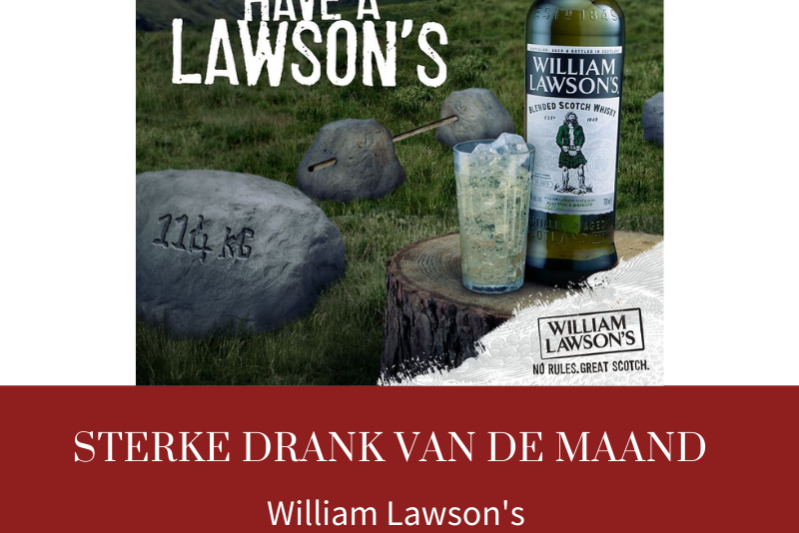 ritme Prestatie bijzonder Sterke drank van de maand: William Lawson's - Decaigny Dranken